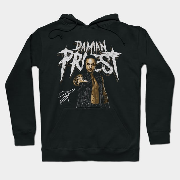 Damian Priest Pose Hoodie by MunMun_Design